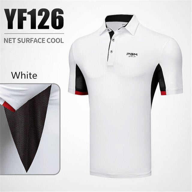 2019 Golf Shirts Mens Short Sleeve Shirt Sport Golf Wear Man Turn Down Collar Sportwear Tennis T Shirt Clothing