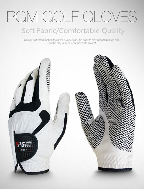 1 PCS Golf Gloves Men's Left Right Hand Soft Breathable Pure Sheepskin With Anti-slip Granules Golf Gloves Golf Men