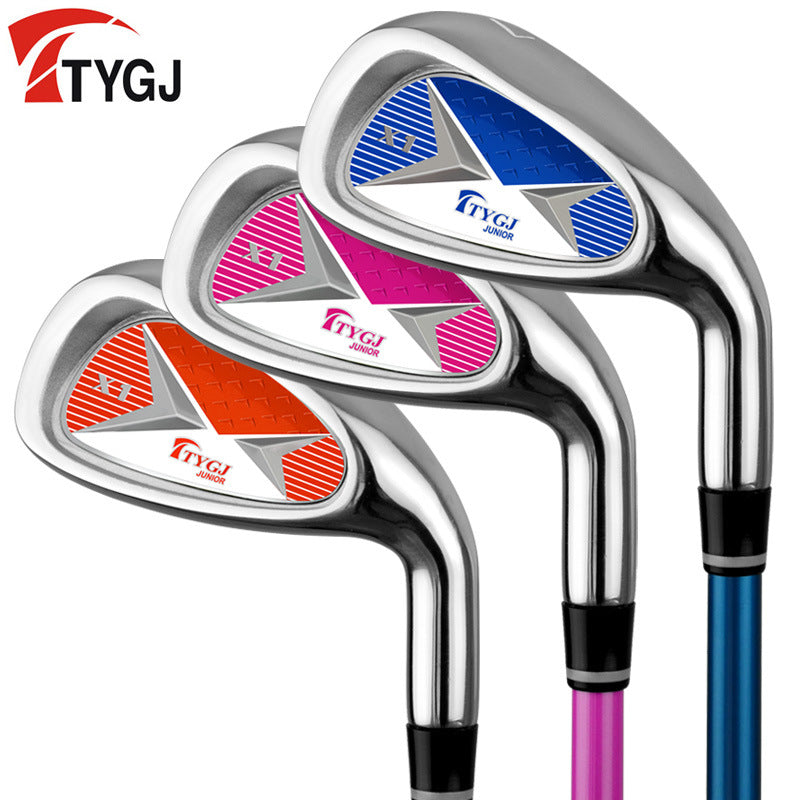 Tygj Genuine Product Golf Children Clubs Golf Carbon Iron No. 7 Irons Men And Women Kids Beginner lian xi gan