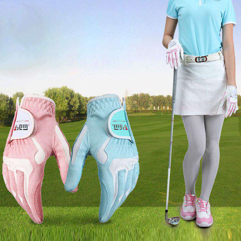 Women's Anti-slip Design Golf Gloves Left and Right Hand Breathable Sports Gloves