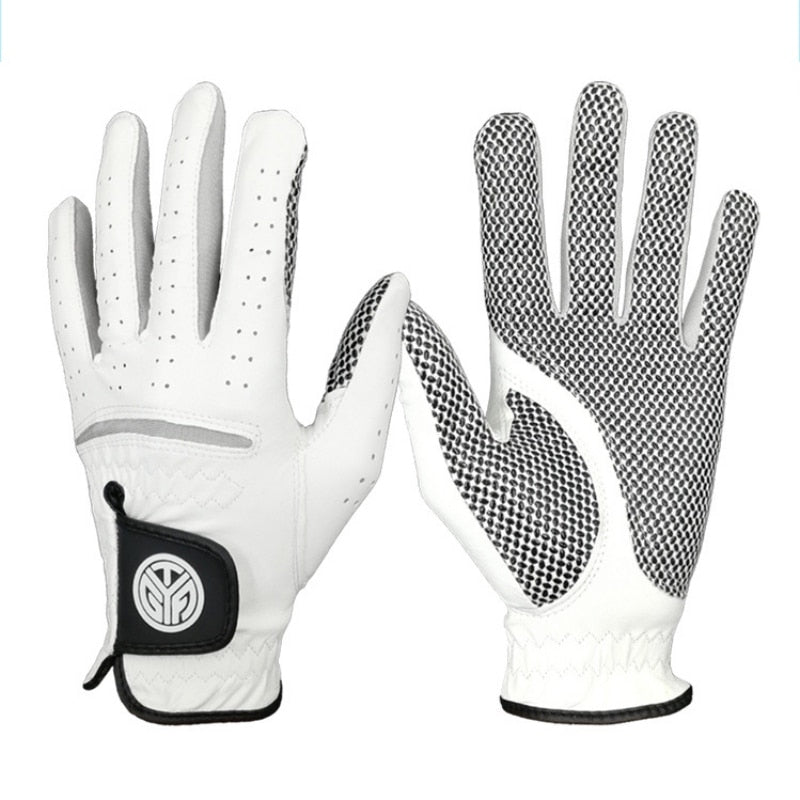 Sports Golf Gloves Men's Left Right Hand Soft Breathable Professional Sheepskin With Granules Golf Gloves Golf Accessories Tool