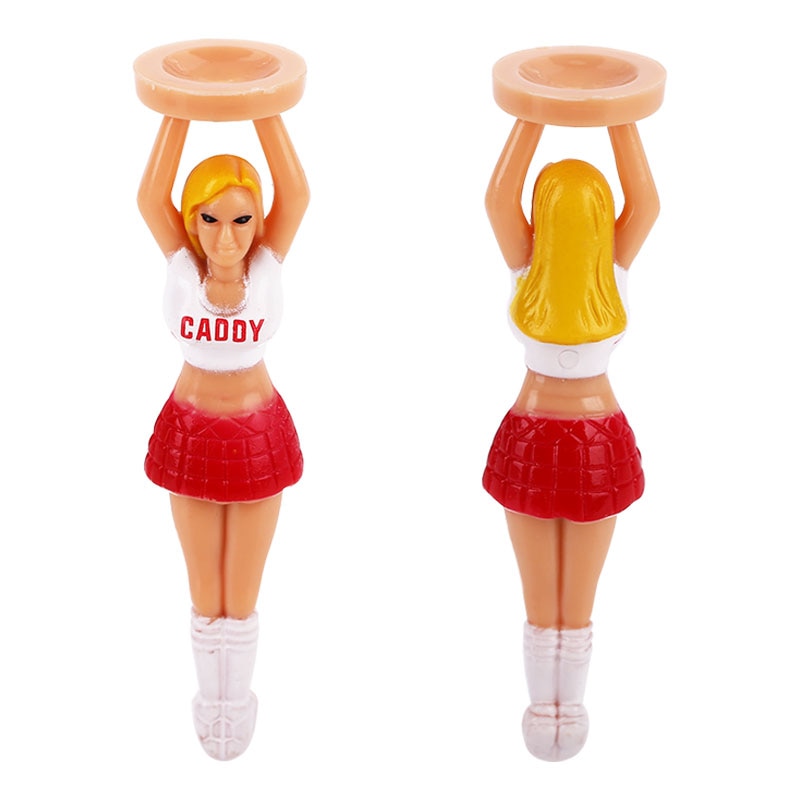 5pcs Plastic Golf Tees Golf Style Golf Balls Tee Cushion Top Lovely Sexy Bikini Lady Gift Newest Design Plastic Tees Golf Tools