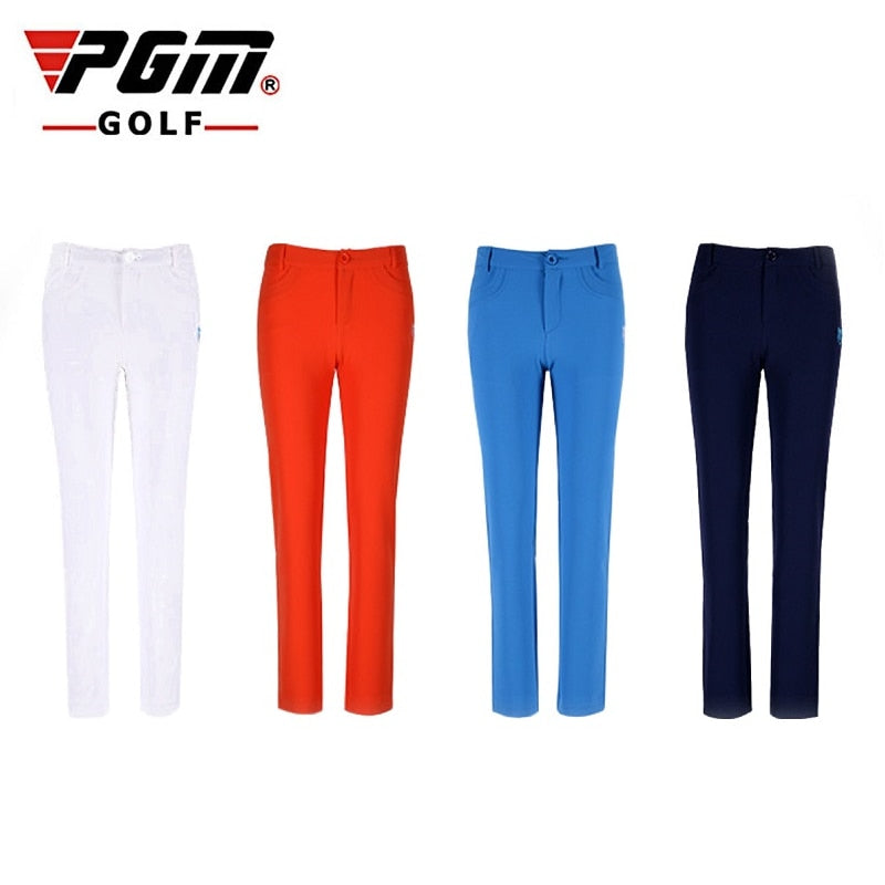 PGM Golf Pants Sport Clothing Women Trousers Lightweight Breathable Full Length Slim Cotton Female Sportwear Golfs Apparel