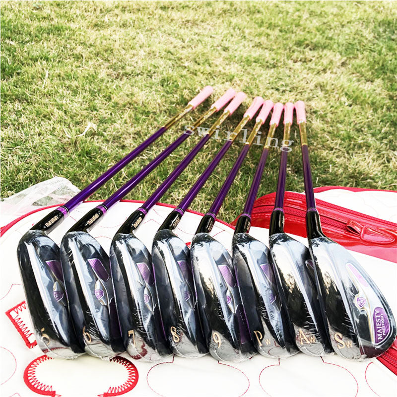 New Golf Club Maruman majesty Prestigio Women's Golf Iron Set 5-9 Pw Aw Sw Golf Graphite Shaft Swirling Free Shipping