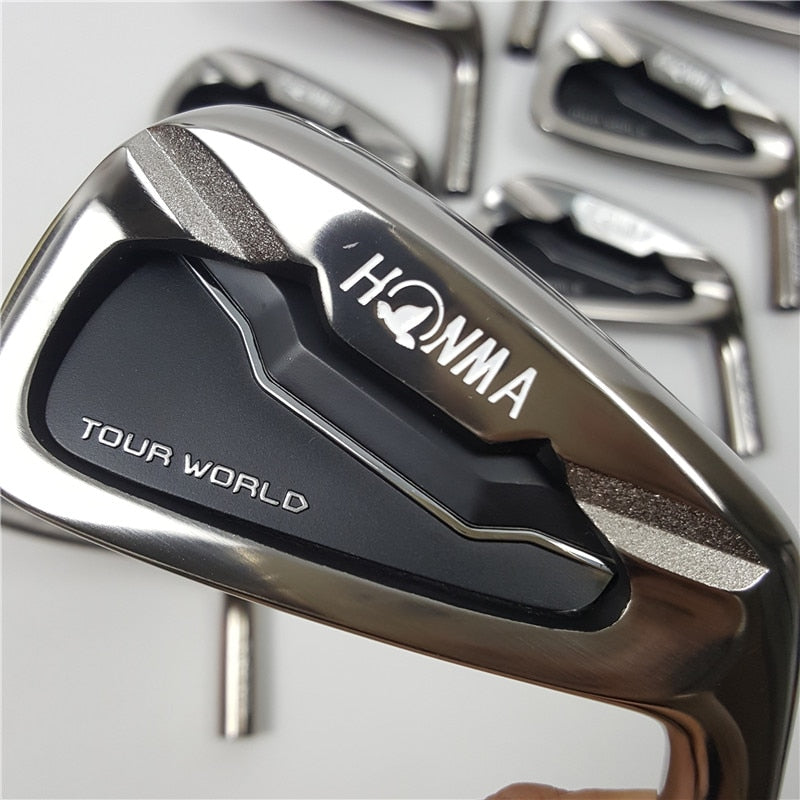 Golf Clubs Professional golfer 737P Golf Irons HONMA Tour World TW737p iron group 3-11 S (10 PCS) Black head steel shaft