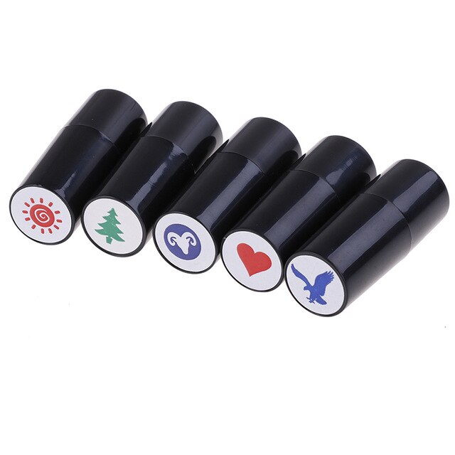 Random Quick-dry Plastic Golf Ball Stamper Stamp Marker Impression Seal Golf Club Accessories Symbol Golfer Souvenir Gift