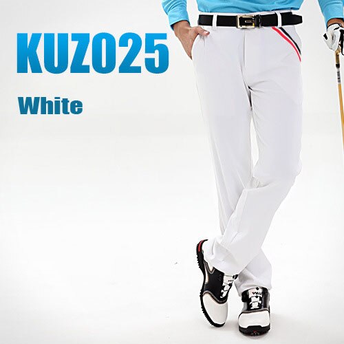 PGM mens winter Golf Apparel Pants Men High Elastic בגדי ספור Thin Golf Trousers uniform Men Golf clothing Athletic Wear broek