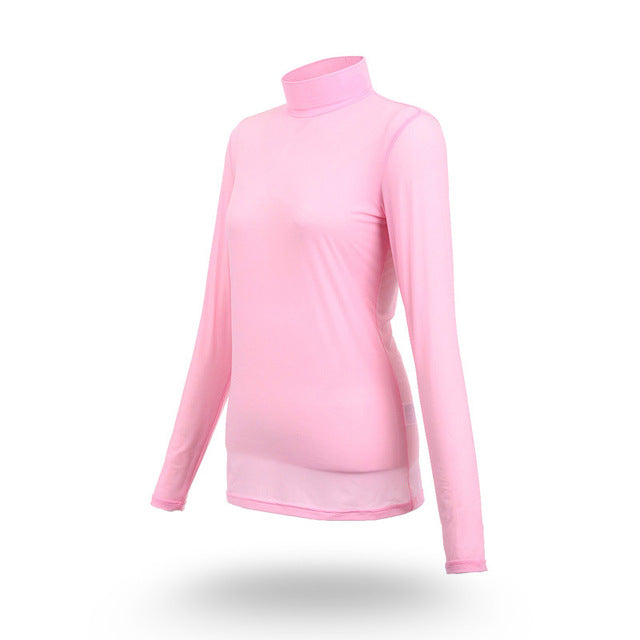 PGM Sports Shirt Women Running Womens Summer Clothing Underwear Golf Sunscreen UV Ice T-shirts Long Sleeve Clothes Golf Apparel