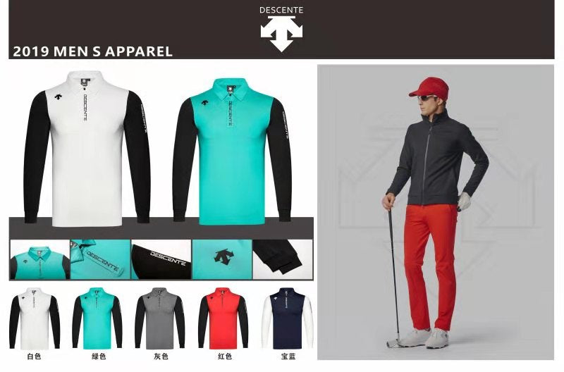 QGolf T-shirt spring and autumn golf clothing long sleeve sleeves soft and quick-drying Golf T-shirt free shipping