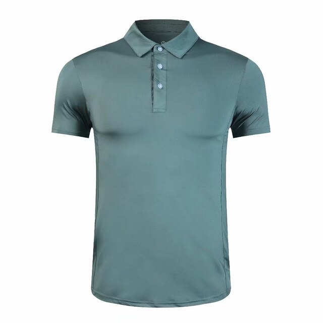 Golf Shirt Golf Clothing Men's Golf Shirts Summer Breathable Elastic Golf Short Sleeve Uniforms