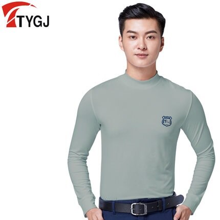 Autumn And Winter Men Golf Apparel Thicken Warm Shirts Male Golf Sports Leisure Tshirts Breathable O-neck Golf Clothing