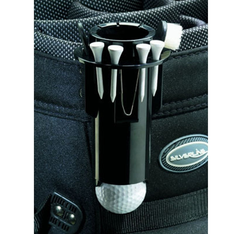 Hot Sale Portable Golf Ball Holder Golf Tees Pro Clip Caddy Divot Tool Storage Box Golf Cleaning Tool with Brush Gift for Golfer