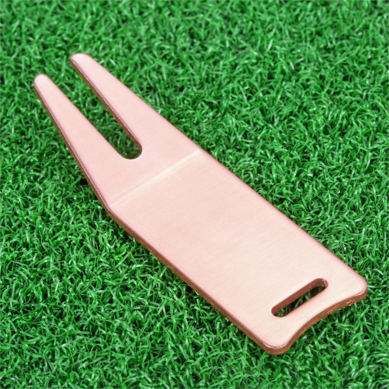 Aluminum Bent Golf Divot Repair Tool Fork Prongs For Putting Green Pitch Lawn Maintenance/Groove Clean/Mark Ball Training Aids