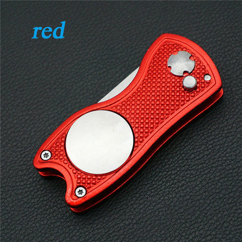 Finger Ten Repair Golf Divot Tool Pitch Putting Green Fork U Shape Groove Cleaner Driving Range Accessories 1 Pc Drop Shipping