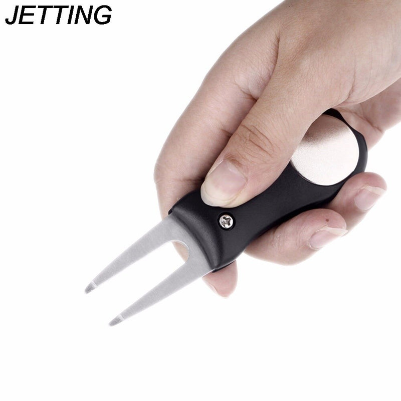 1 Pcs Golf Divot Tool Repair Pitch Groove Cleaner Golf Pitchfork Golf Accessories Putting Green Fork Dropship  Switchblade Tool