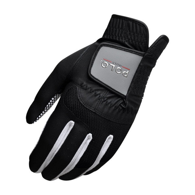 POLO Golf Gloves Sheepskin Leather PU New Male Antiskid Left Hand 2016 Antiskid Sport Gloves Golf Handschoen Gants De Golf 1 Pcs