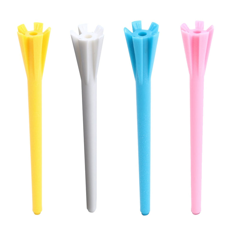 40pcs Frictionless Golf Tees ABS Plastic Golf Tee Golf Training Tools 3.35"/85mm Ball Rod for Golfer Light-weight Never Break