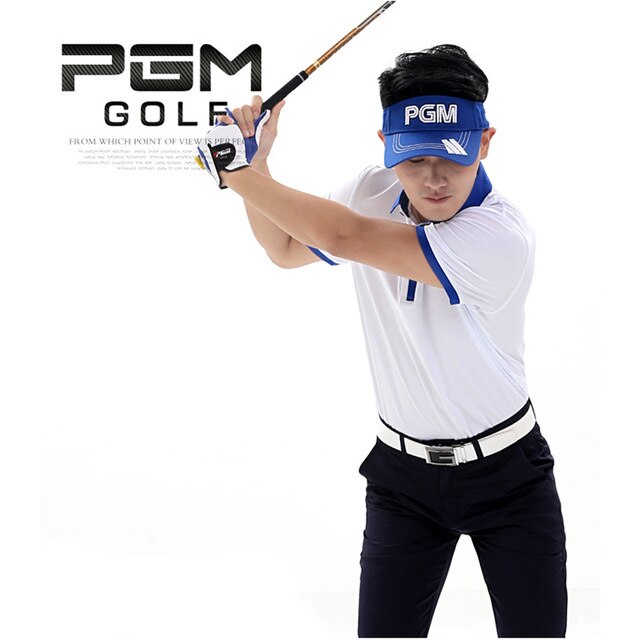 PGM Golf Training T Shirts for Men Clothing Quick-drying Breathable Mens Golf Short-sleeve Shirts Tops Summer Cotton Sportswear