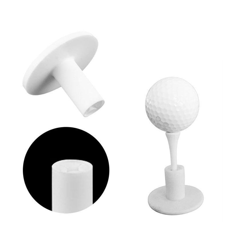 1PC Durable White Mat Golf Tees Holder For Golf Driving Range Tee Practice Tool White