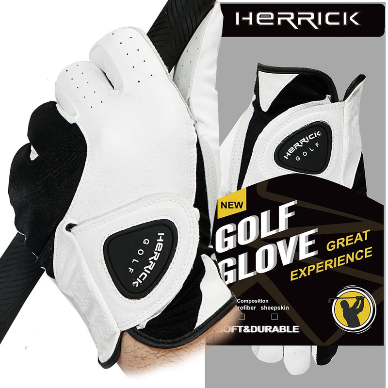 golf glove men Left hand genuine leather Breathable soft small sheepskin Skidproof and clingy wear-resisting new freeshipping