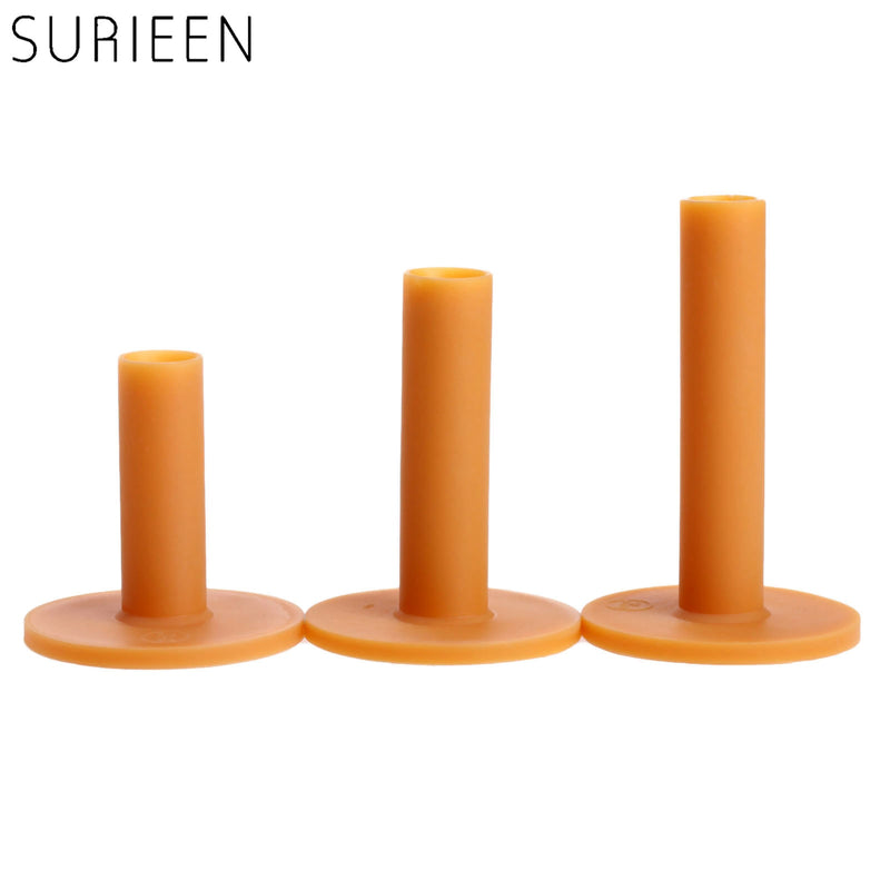 SURIEEN 3Pcs Rubber Golf Tees Holder 54mm/70mm/83mm Training Practice Tee Range Driving Practice Mat Golves Ball Hole Holder Set