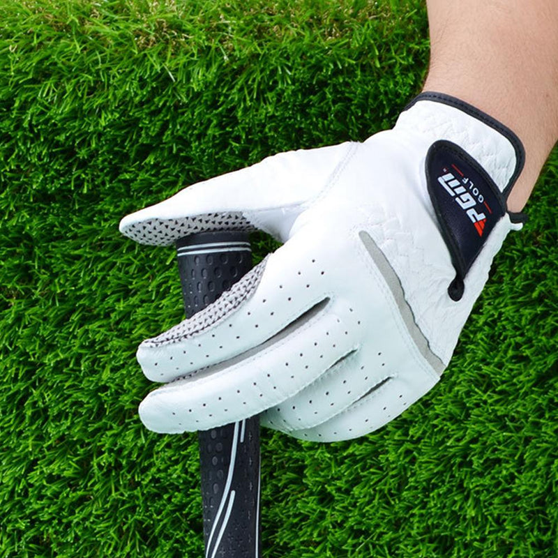 1pcs Golf Gloves Men's Left Right Hand Soft Breathable Pure Sheepskin Anti-slip Golf Gloves Sports Glove