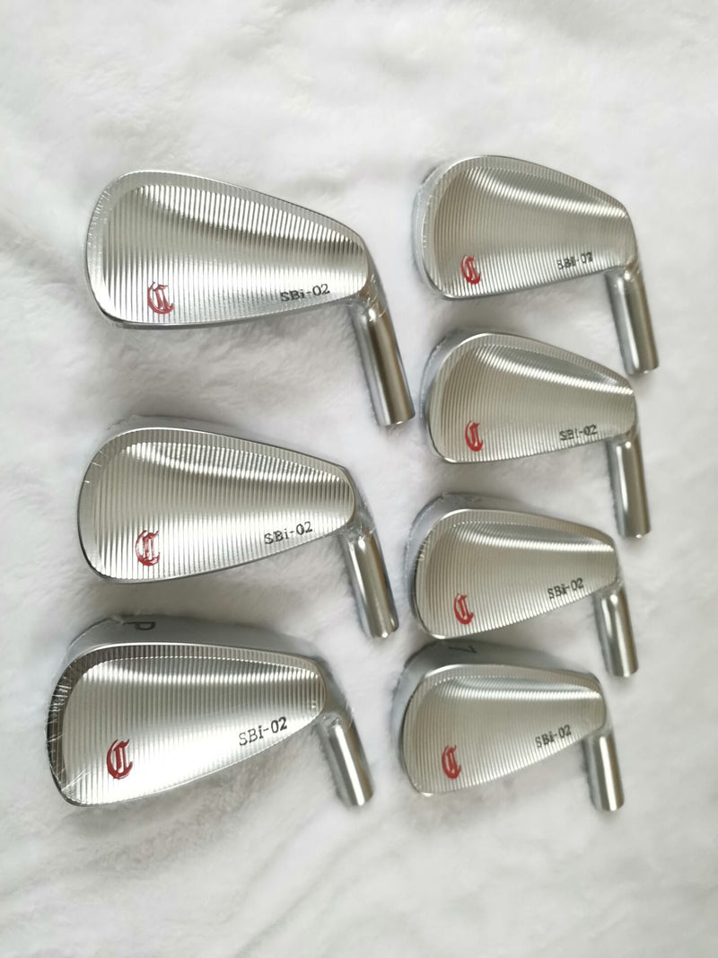 CRAZY SBi-02 Iron Set Silver CRAZY Golf Forged Irons CRAZY Golf Clubs 4-9P Steel/Graphite Shaft